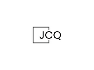 JCQ letter initial logo design vector illustration