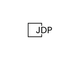 Obraz premium JDP letter initial logo design vector illustration