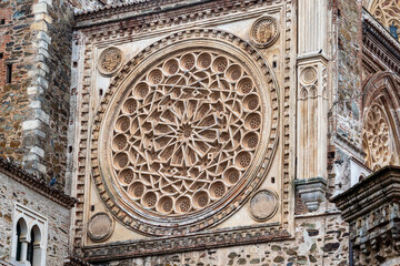 Obraz premium Royal Monastery of Santa Maria de Guadalupe. Caceres, Spain.