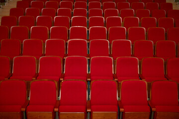 Fototapeta premium row of seats in the theater