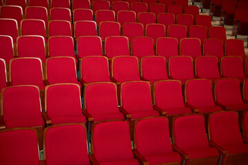 row of seats in the theater