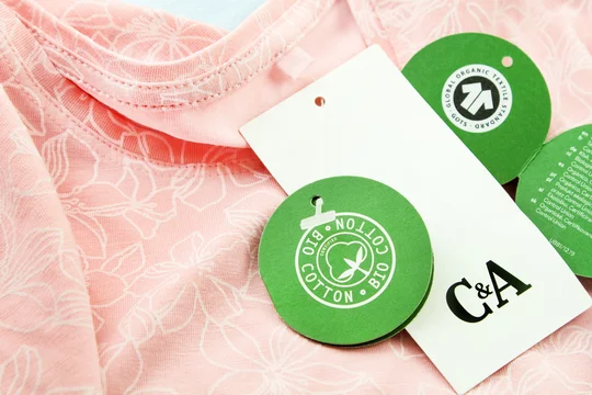Organic Cotton V-Neck Ladies T-Shirt | GOTS | Logo Free Clothing