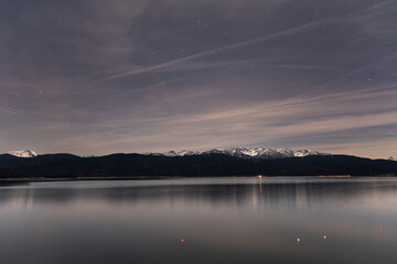 starry night at Lake Walchen