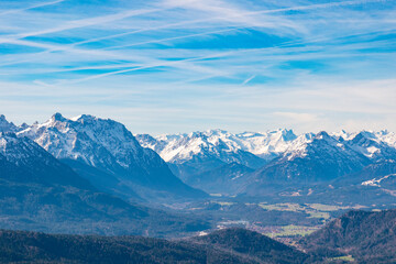 scenery at the Herzogstand (Bavaria, Germany)