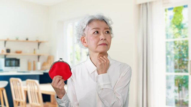 お金に困るシニア女性