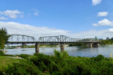 Alexandra Bridge is a steel truss cantilever bridge spanning the Ottawa River between Ottawa, Ontario and Gatineau, Quebec.