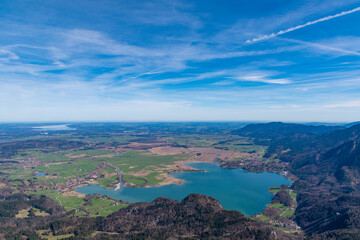scenery at the Herzogstand (Bavaria, Germany)