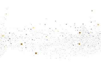 Light gold and light silver glitter confetti background.