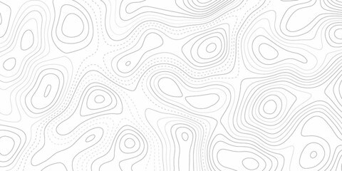 Abstract design with black and white abstract background. The concept of a conditional geography scheme and the terrain path. Wide size. Map on land vector terrain Illustration .