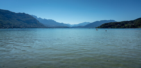lake and mountains