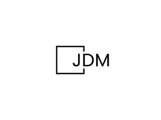 Obraz premium JDM letter initial logo design vector illustration