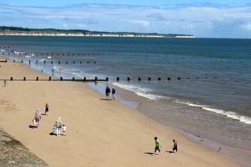 Beach at Bridlington, East Riding of Yorkshire.