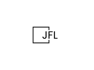 JFL letter initial logo design vector illustration	