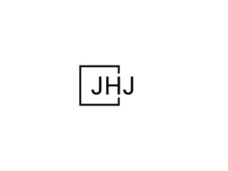 JHJletter initial logo design vector illustration	