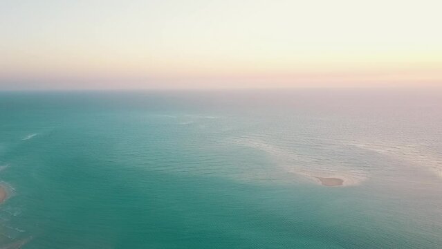 From Broome to Willie Creek adventure in 4WD and 4x4 in dirt road and sand path to beautiful sea blue lagoon