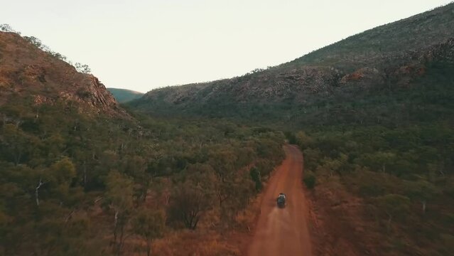 Trajet en 4x4 / 4WD dans les Kimberley en WA Western Australia en direction de Derbis