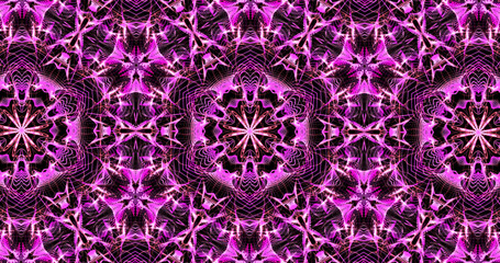 Abstract, futuristic and colorful pattern