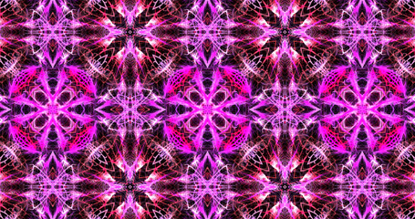 Abstract, futuristic and colorful pattern