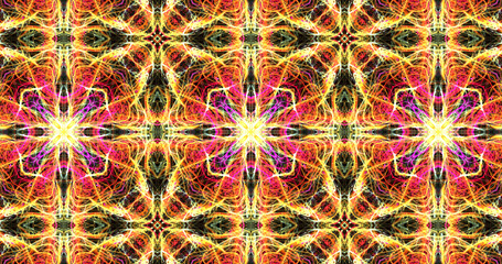 Abstract, futuristic and colorful pattern