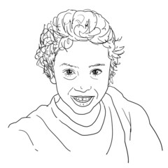 portrait of a boy