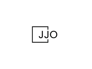 JJO letter initial logo design vector illustration