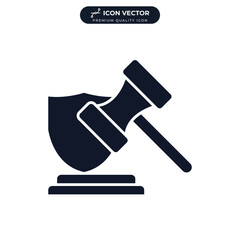 legal expenses icon symbol template for graphic and web design collection logo vector illustration