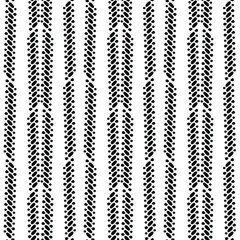 Seamless striped monochrome abstract pattern for fabric, clothing, wrapping paper. Vector illustration