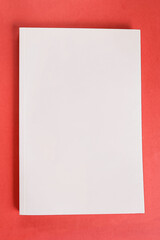 Physical paper book over background - closeup