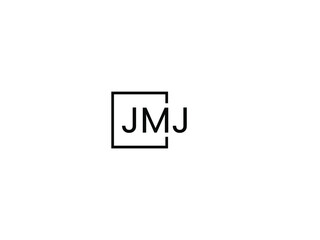 JMJ letter initial logo design vector illustration