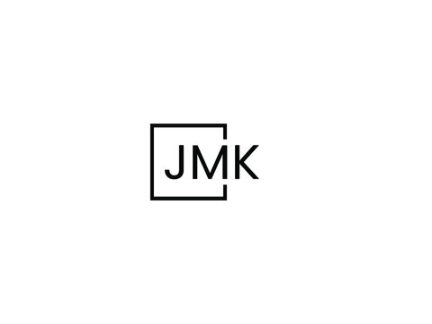 JMK letter initial logo design vector illustration