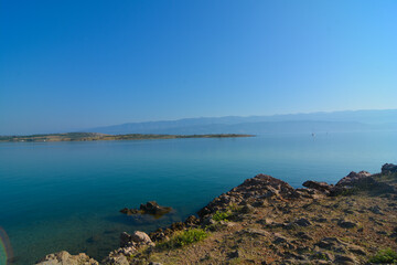  isola di krk croazia con mare cristallino