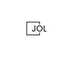 JOL letter initial logo design vector illustration