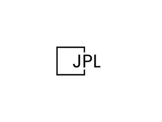JPL letter initial logo design vector illustration