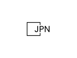 Fototapeta premium JPN letter initial logo design vector illustration