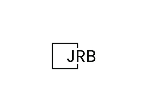 JRB letter initial logo design vector illustration