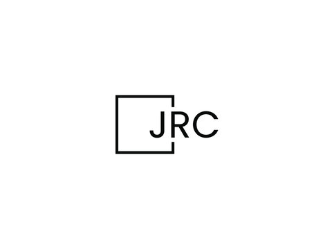 JRC letter initial logo design vector illustration