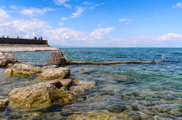 view of the sea from the sea