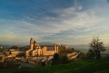 Fototapeta na wymiar View of Urbino, Unesco World Heritage. Marche Region, Italy