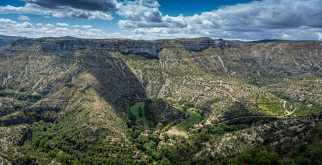 Obraz premium view from the top of the mountain