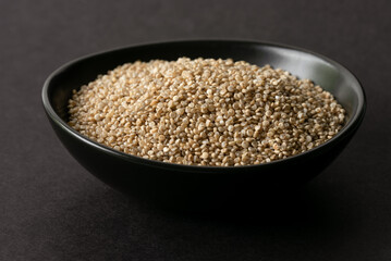 Uncooked Quinoa in a Bowl