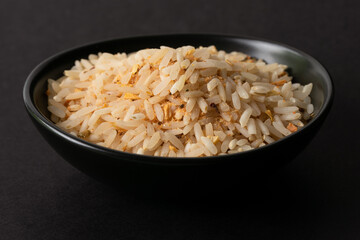 Uncooked Spanish Rice Blend in a Bowl