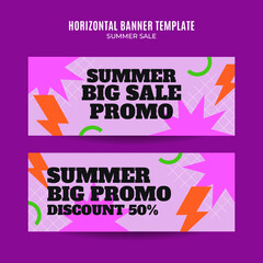 Fototapeta na wymiar Happy Summer Vibes Web Banner for Social Media Horizontal Poster, banner, space area and background