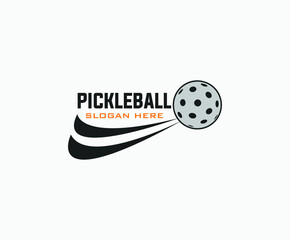 pickleball logo vector and sports logo