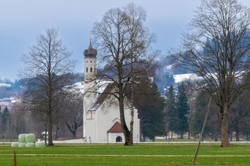 church in the mountains (Bavaria, Germany)