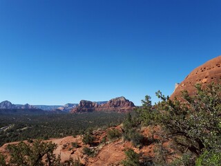 View from the Bell Rock, Sedona, Arizona, USA, Red Rock State Park