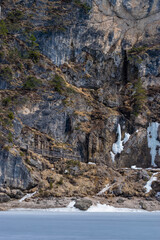 Fototapeta na wymiar alpine rock formations (Dolomites, Italy)