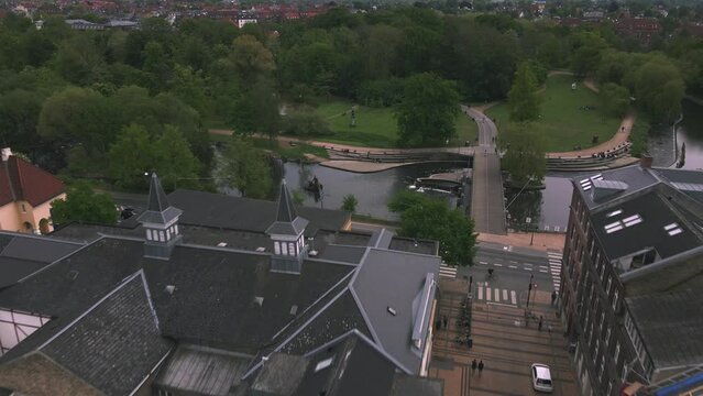 Munke Mose in Odense, Denmark by Drone