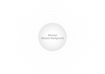 Abstract background in minimal style, circle shape in the middle, light grey color tone