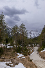 Obraz na płótnie Canvas alpin scenery (Dolomites, Italy)