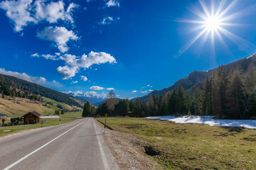road in mountains (South Tyrol, Italy)
